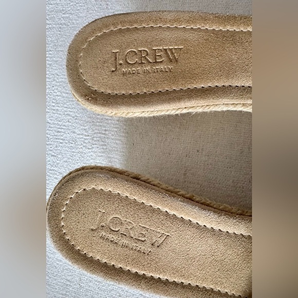 J CREW Women’s Brown Grosgrain Ribbon Bow Espadrilles, Size 8 - Picture 7 of 10